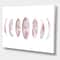 Designart - Moon Phases - Modern Canvas Wall Art Print